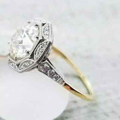 2.50Ct Old European Cut Lab Craeted Diamond Art Deco 925 Silver Engagement Ring