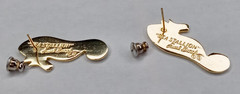 Laurel Burch Sea Stallion Seahorses Pierced Earrings