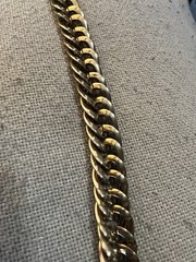 Goldtone Chunky Chain Necklace No Closure Pullover