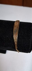 Vintage Multi Color 14k Gold Bracelet 7 1/4 Inches 5.3 Grams Lovely Retro Piece