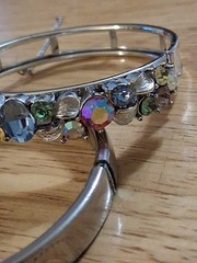Vintage Bangle Cuff Beaded Bracelet Lot Of 19 Pcs Free Shipping See Description