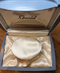 Vintage Speidel ID Bracelet Jewelry Silver Hearts