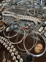 Huge 1,580 Grams VTG Sterling Silver 925 Jewelry Lot Bulk Wear Scrap Repair Sell