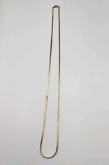 Vintage Trifari Gold Plated Simple Chain Necklace MCM Minimalist