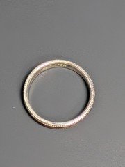 Vintage Wheeler Manufacturing Copper Band Ring Etched 3.5 mm Size 9