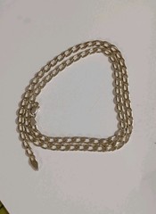 STERLING SILVER CURB LINK CABLE CHAIN MENS WOMENS UNISEX NECKLACE ITALY 20″