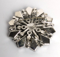 Delizza Elster Juliana Keystone Gray Kite Triangle AB Rhinestones Verified #4157