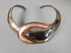 Artisan Style Necklace Multi Color Multi Metal