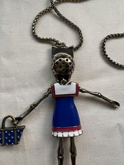 Betsey Johnson Ivy League Skull Sailor Girl Pendant Rare – 11