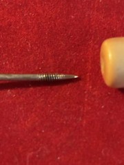 Vintage Celluloid Double Sided Hat/Brooch Pin