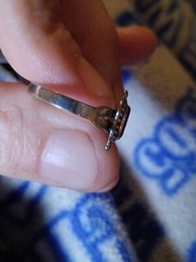 Vintage Uncas Mfg Co Floral Design Ring
