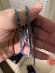 Santa Maria Aquamarine Crystal Bead Strand 15.25 In