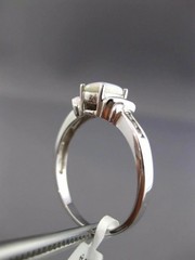ESTATE .34CT DIAMOND & AAA OPAL 14KT WHITE GOLD 3D OVAL X LOVE FRIENDSHIP RING
