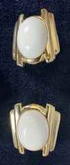 Vintage Signed Trifari Necklace & Earring Set w/4 earring pairs, 1 Brooch, 1 Pin