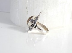 Vintage Sterling Silver 925 Rutilated Quartz Large Ring Size 6