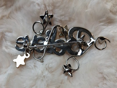 Flag & Others Brooches set of 4