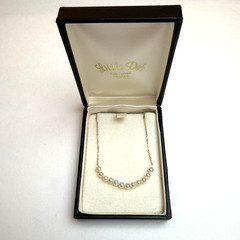 Vintage Little Deb Girls Cultured Pearl Necklace 16.5″