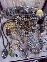 Vintage Estate Costume Jewelry Lot! AVON, MONET and more!
