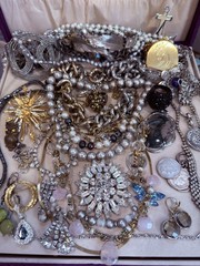 Vintage Estate Costume Jewelry Lot! AVON, MONET and more!