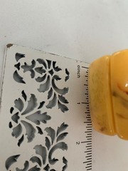 VINTAGE BRACELET IN THE CUFF OR CLAMP STYLE MADE OF PLASTIC IN THE MUGHUL STYLE!