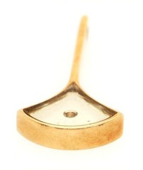 Handmade 9ct Yellow Gold & Diamond Pendant Fine Vintage Jewellery