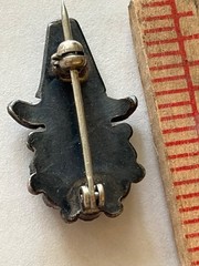 Vtg Zuni Style Turquoise Flower Basket Brooch Petite Silver Tone Southwest Pin