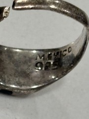 VTG Sodalite Sterling Silver 0.925 Men’s pinky