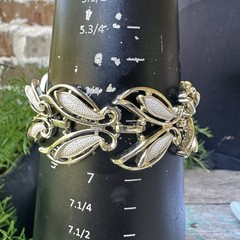 VTG Sarah Coventry Necklace 18 Inch Bracelet 6.5 Inch Match Set Tulip White Gold