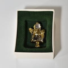Vintage Swarovski Crystal Angel pin brooch retired