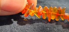 Natural Amber Beads Polished Nuggets Double Strand Necklace 23.3 Grams 36″ Long