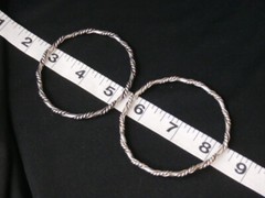 Unique Vintage Sterling Silver Twist Southwestern Bracelets. Make Offer! #1774