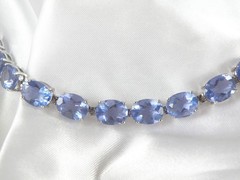 Sterling Silver 925 Treated Color Change Fluorite Tennis Bracelet Fits 7.5