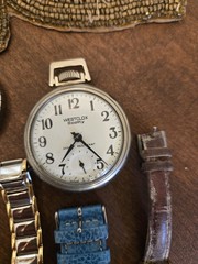 Westclox Seiko Timex Bulova Relic Mixed Lot Wristwatches & Pocket Watch