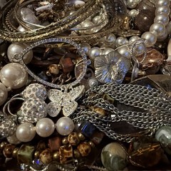 Vintage to Now Jewelry Lot, All Wearable Untested. No Junk. Box D3