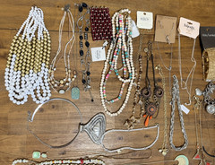 Vintage Modern Costume 69 Pieces Jewelry Lot Name Brand Necklace Earrings