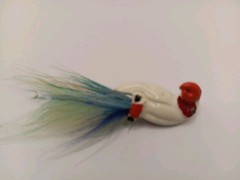VINTAGE METAL PAINTED REAL FEATHER PARROT BROOCH 2.5 INCH