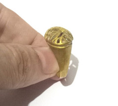 VINTAGE ANCIENT RING WITH ROMAN TOUCH NEAR EASTERN GILDING EXTREMELY INCREDIBLY