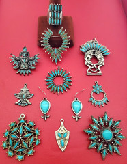 Vintage Southwest Native American Costume Souvenir Wearable Jewelry Lot