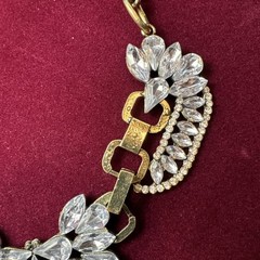 Vintage Hollywood Regency Style Brilliant Rhinestone Glamorous Necklace
