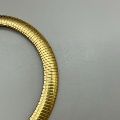 Vintage Gallery Originals Gold Tone Collar Necklace Textured Statement Choker