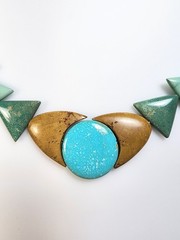 Unique Turquoise Beaded Necklace Desert Rose Trading DTR Jay King