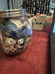 Mystery Jewelry Jar Vintage Signed Wearable Resell Gift 1970s to Current Day 1lb