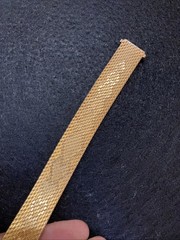 Vintage De Cesare 18K Gold Plated Mesh Bracelet Mens Woman’s Jewelry