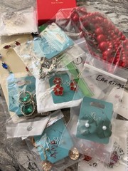 Huge Lot Wearable Vintage To Now Christmas Holiday Jewelry