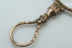 ANTIQUE ENGLISH GOLD CASED QUIZZING GLASS / QUIZZER c1840