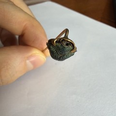 Antique Victorian Egyptian Revival Scarab Jewel Beetle Stick Pin circa 19th Cent