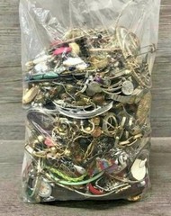 1 Lb Pound Lot Jewelry DIY Junk Harvest Art Single Earring Brooch Necklace