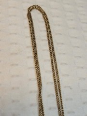 Vtg Speidel 12K Yellow Gold Filled 22 Inch Curb Link Chain Necklace Signed