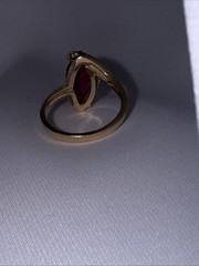 Antique Ruby 24K Ring