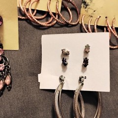 Boho Vintage Y2K Statement Earrings Hoop Stud Lot Jewelry Bundle